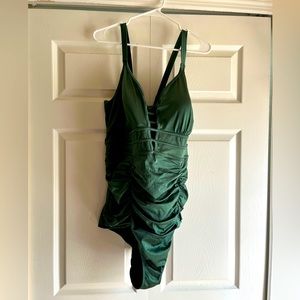 Green Torrid One-Piece Bathing Suit